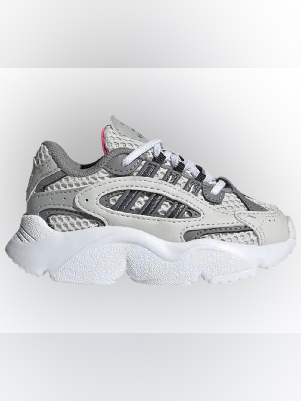 Adidas Ozmillen Gray and White Toddler Sneakers
